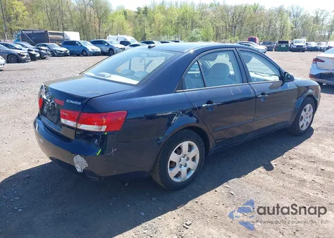 2008 Hyundai Sonata Gls из США, поврежденный, VIN 5NPET46C98H374644